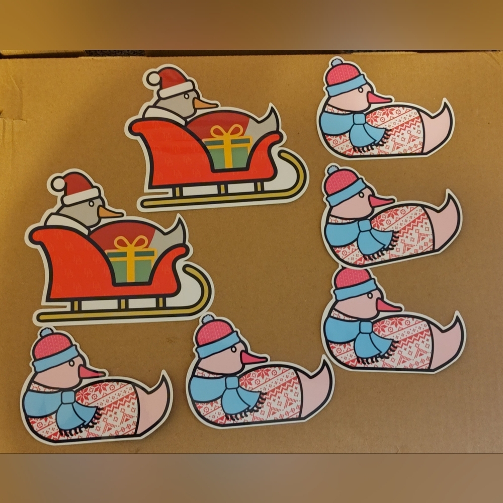 Dooney and Bourke Christmas Stickers